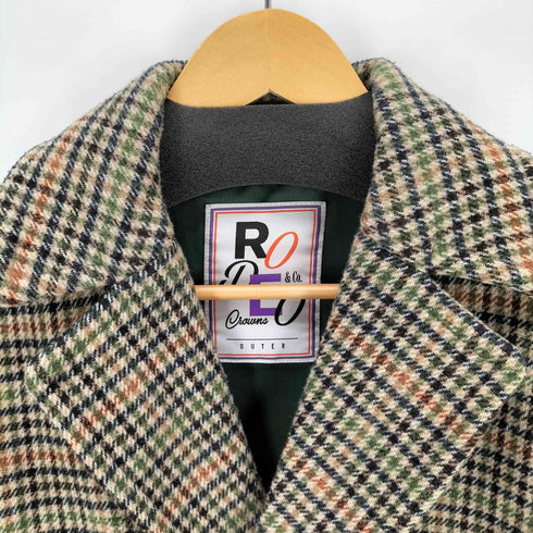 ロデオクラウンズ RODEO CROWNS ガンクラブチェック オーバー チェスターコート メンズ JPN:S